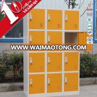 Colorful Vertical 15 Door Digital Locker / Steel Parcel Locker