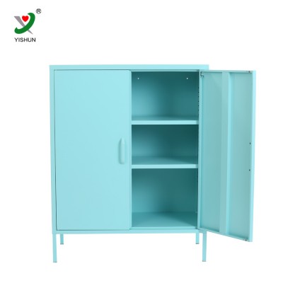 Living room steel material home furniture cabinet