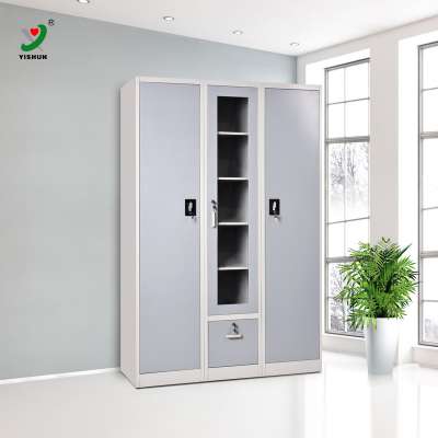 Latest godrej steel almirah door design iron wardrobe with lock in dubai