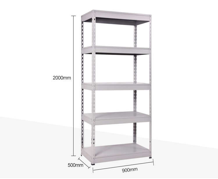 Supermarket Bolt Upright Boltless Rivet-Lock Steel Shelving